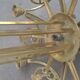 Bronze chandelier and brass art deco period
