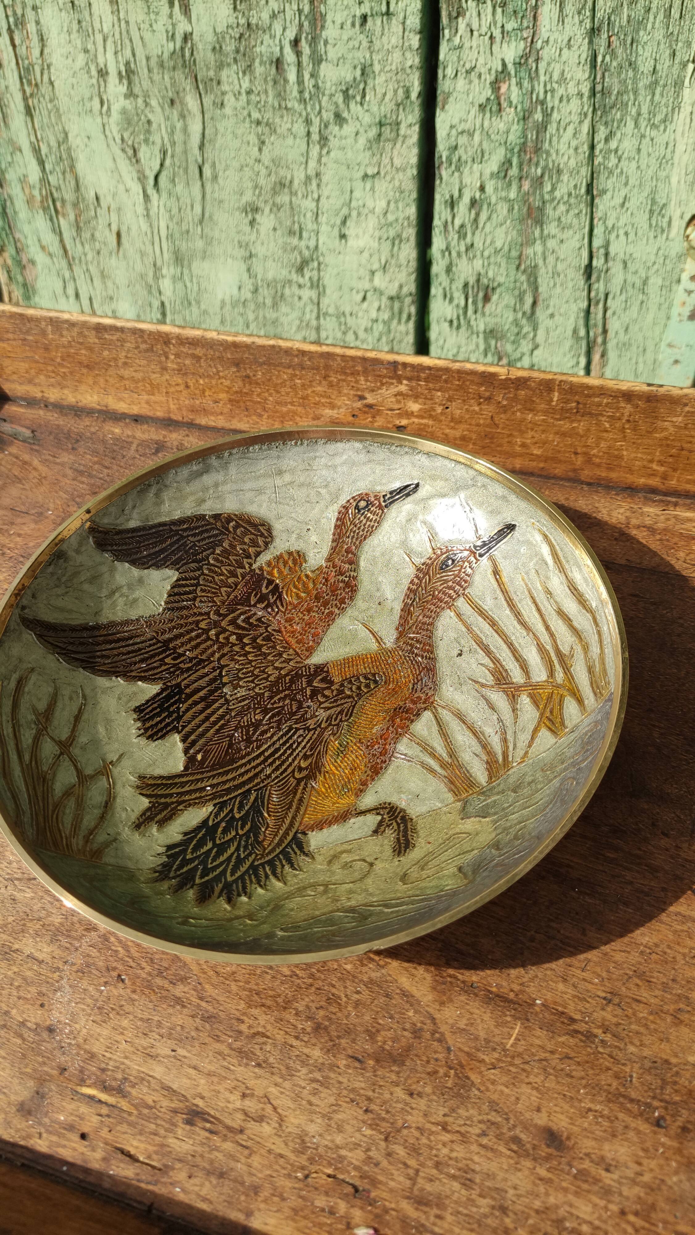 Plate or empty brass pocket, Made in India