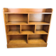 Large shelf, vintage solid oak bookcase from the 60s
