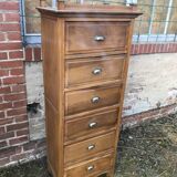 Old  clamshell filing cabinet 1950