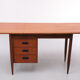 Danish teak drop leaf writing desk by arne vodder, 1960s