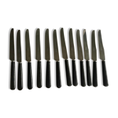 12 ebene handle knives