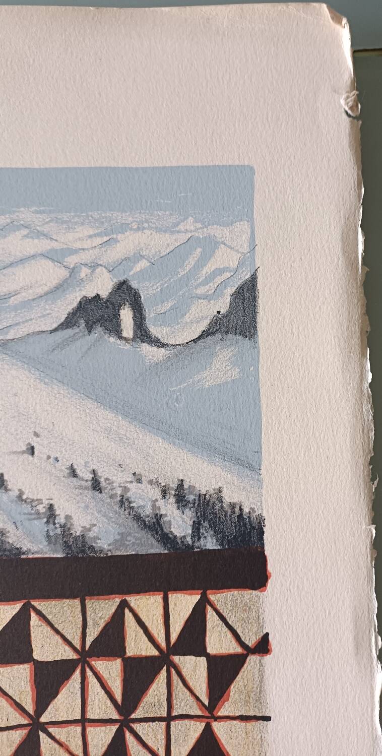 Jean-Pierre ALAUX Signed and numbered lithograph surrealism eroticism