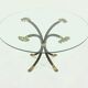 Coffee Table by Manfred Bredohl in Brass and Forged Iron 1970s