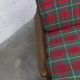 Scandinavian teak armchair, 1960s, Scottish style, collapsible