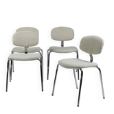 Set de 4 chaises pierre paulin - steelcase strafor 420-44