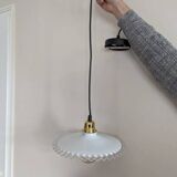 Lot de 2 luminaires opaline