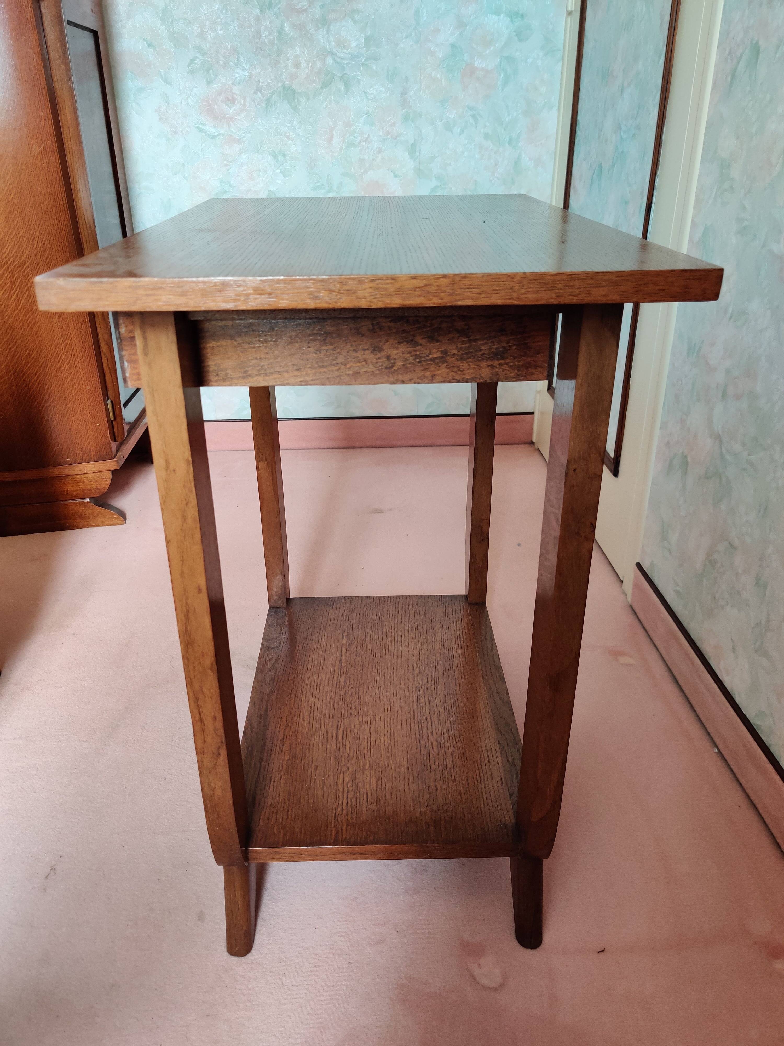 Side table from the 1950s in art deco style