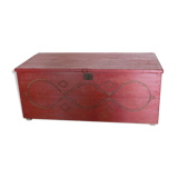 Chest old trunk Folk Art