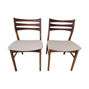 Paire de chaises scandinave