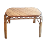Vintage Rattan Table