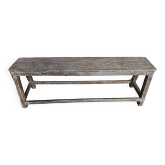 Old burmese teak bench