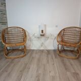 Pair of armchairs attributed to Tito Agnoli, 1960s