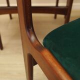 Set of six teak chairs, Danish design, 1970s, production: Denmark