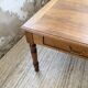 Grande table de ferme XL chêne « carrée » conférence 1950
