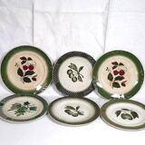 Antique plates from the Fenal Frères Pexonne factory.