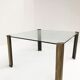 Bronze dining table T14 by Peter Ghyczy, 1970
