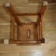 2 solid stools 1950 450mm