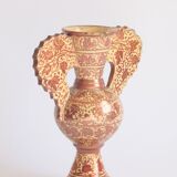 Neoclassical Spanish Copper Lustre Vases, 19Th