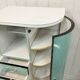 Vintage buffet in green formica