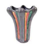 Multicolored vase from the 1960s
