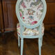 Louis XVI style medallion chair – traditional upholstery