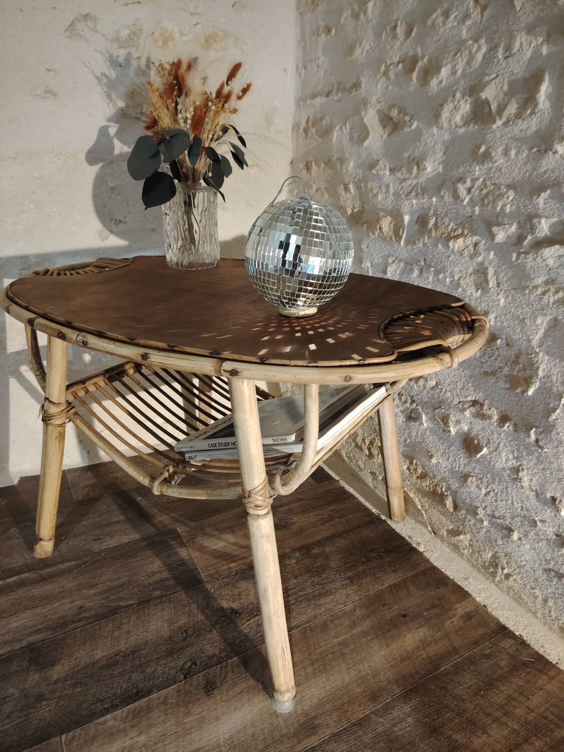 “Lemon” rattan coffee table