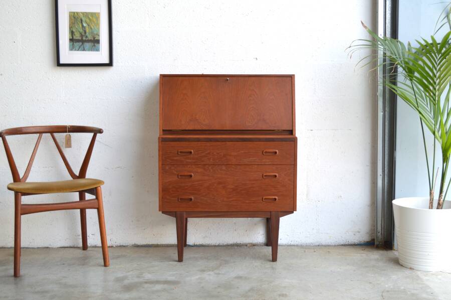 Danish teak secretary 73 cm