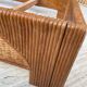 Bed 1 place "palm" wicker and rattan Vivai Del Sud