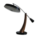 Fase black office lamp with reflector 1950