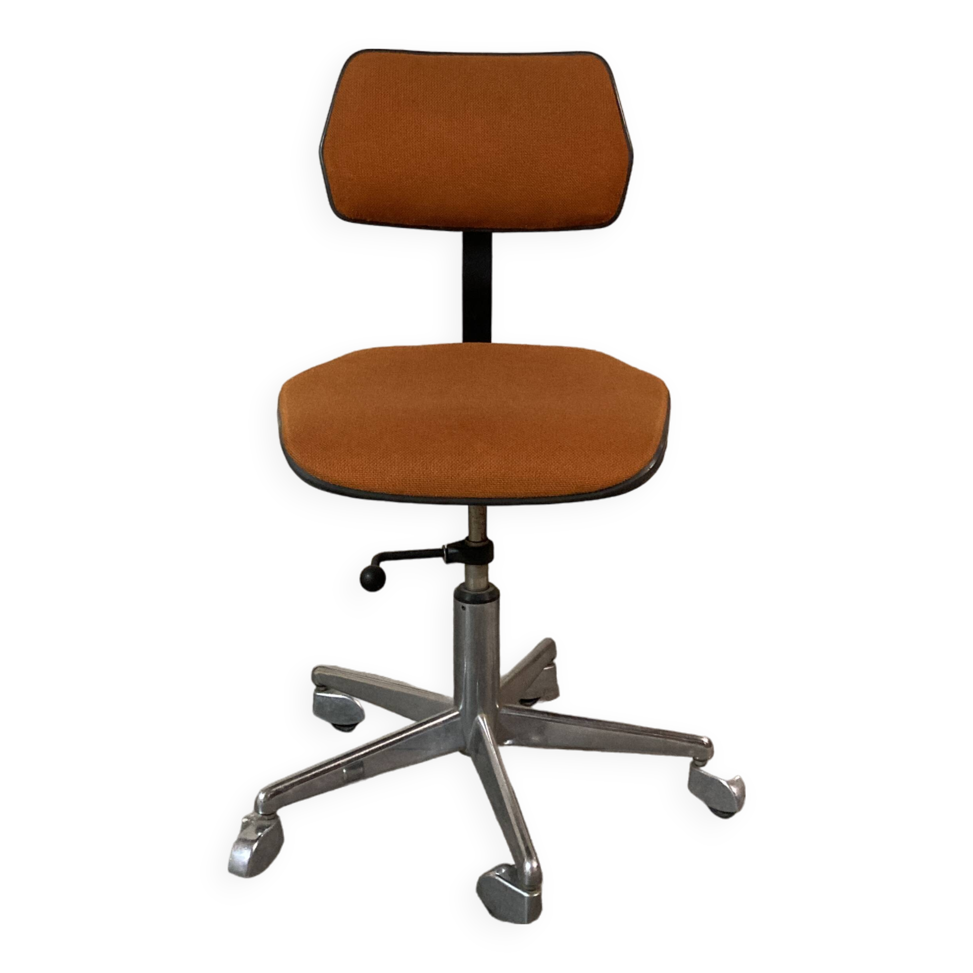 Chaise de bureau orange Jorgen Rasmussen 50-60's Labofa Mobler