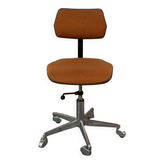 Orange office chair Jorgen Rasmussen 50-60's Labofa Mobler