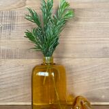 Amber glass apothecary jar