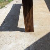 Industrial wood console