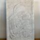 white marble plaque Virgin and Child