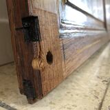 Vintage solid oak sliding door