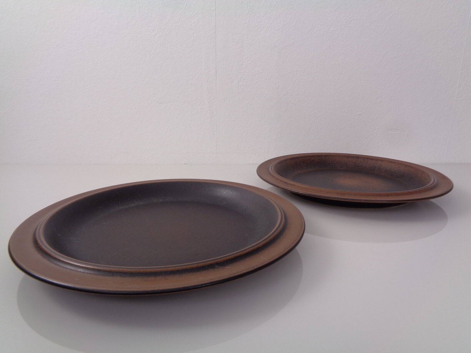 Large Russian Plates by Ulla Procope for Arabia, Set of 6, Finland, 1960s, Set of 6