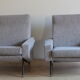 Paire de fauteuils Troika par Paul Geoffroy et édités par Airborne 50