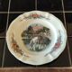 Service of 12 dessert plates and its serving dish - Obernai - Sarreguemines - Henry Loux