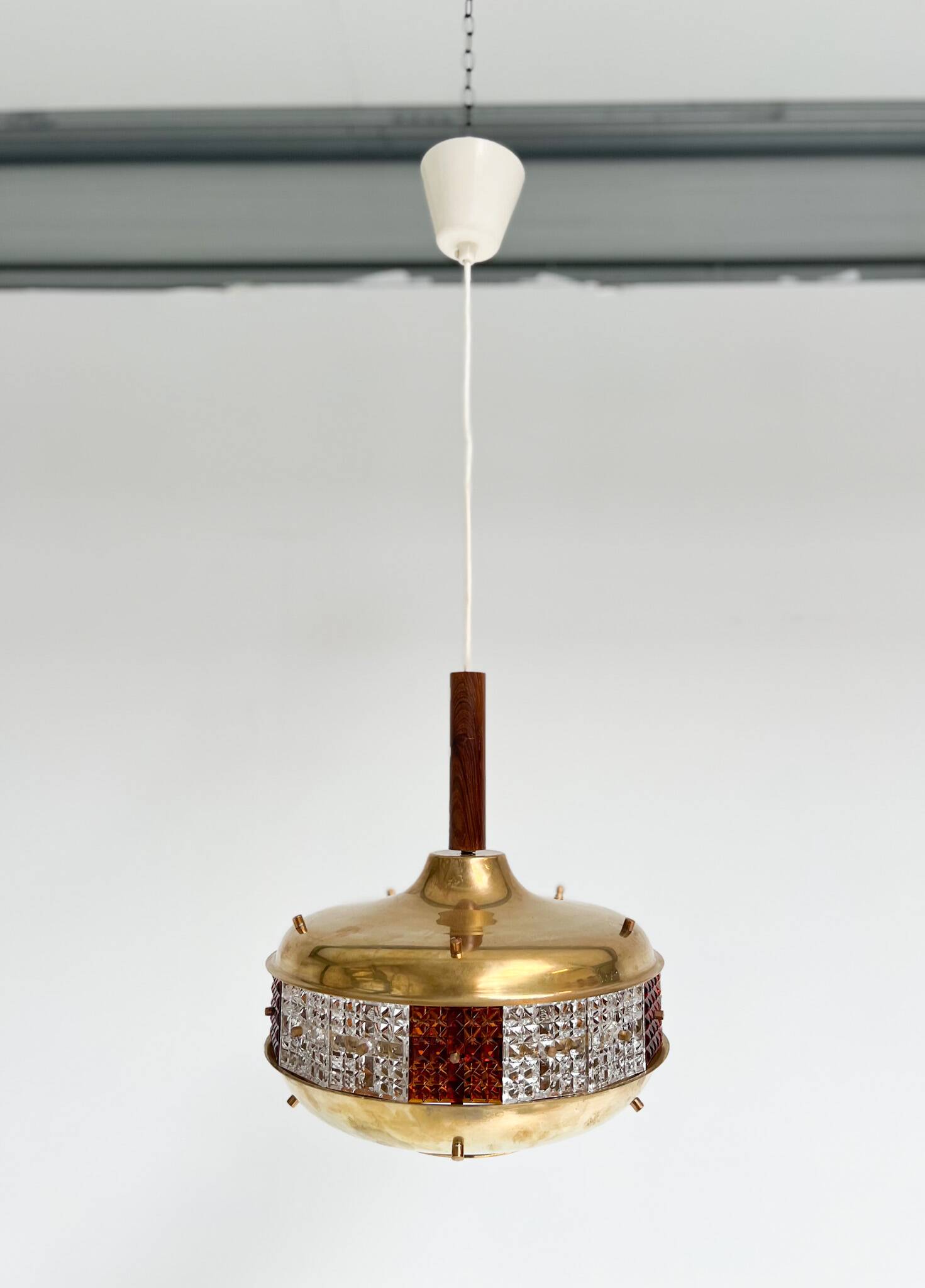 Space Age ceiling lamp by Örsjö Industri, 1960s