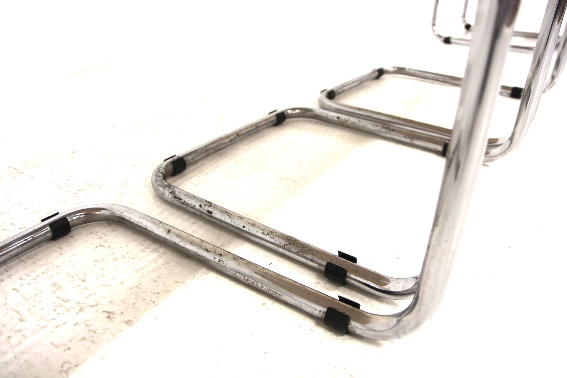 Set of 6 "B32" chairs, Marcel Breuer, Italy 1990