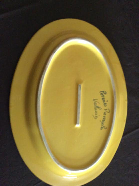 Valauris oval dish