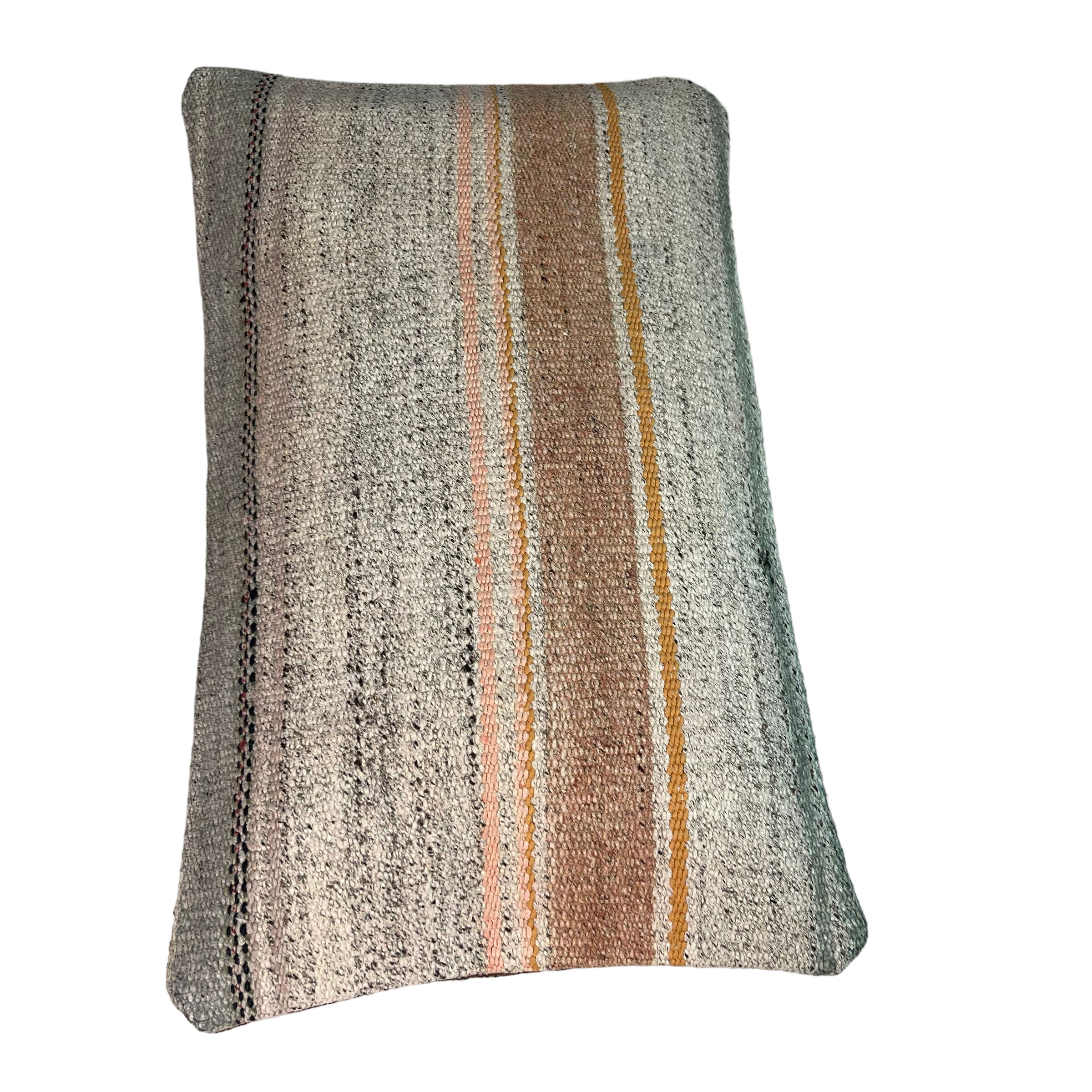 Vintage turkish handmade cushion cover , 30 x 50 cm