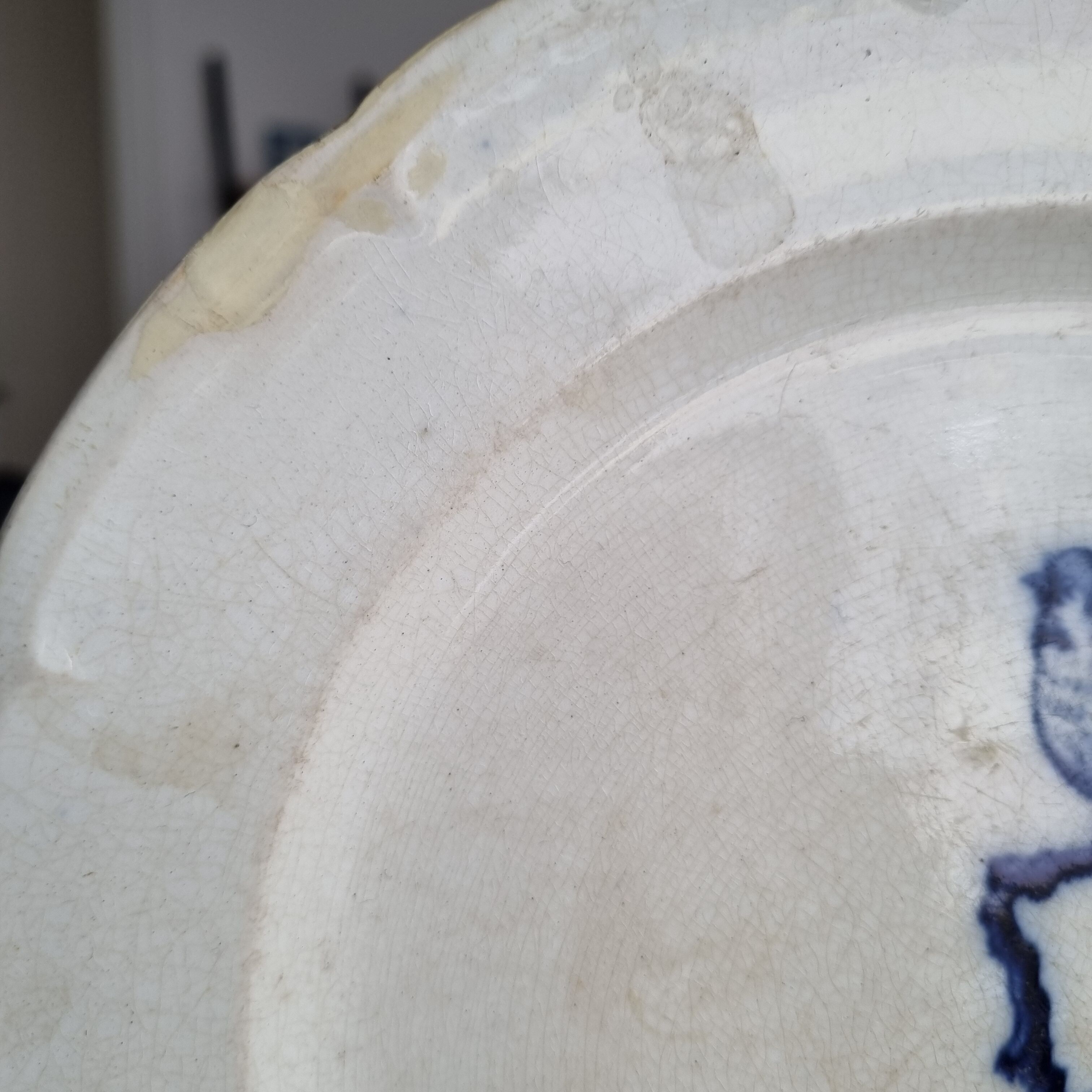 Japanese Longwy earthenware plate