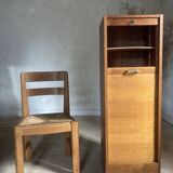 Vintage curtain filing cabinet