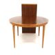 Dining table in walnut, "Facett 3-132" Bertil Fridhagen, Sweden.