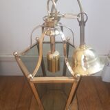 Glass and brass ceiling