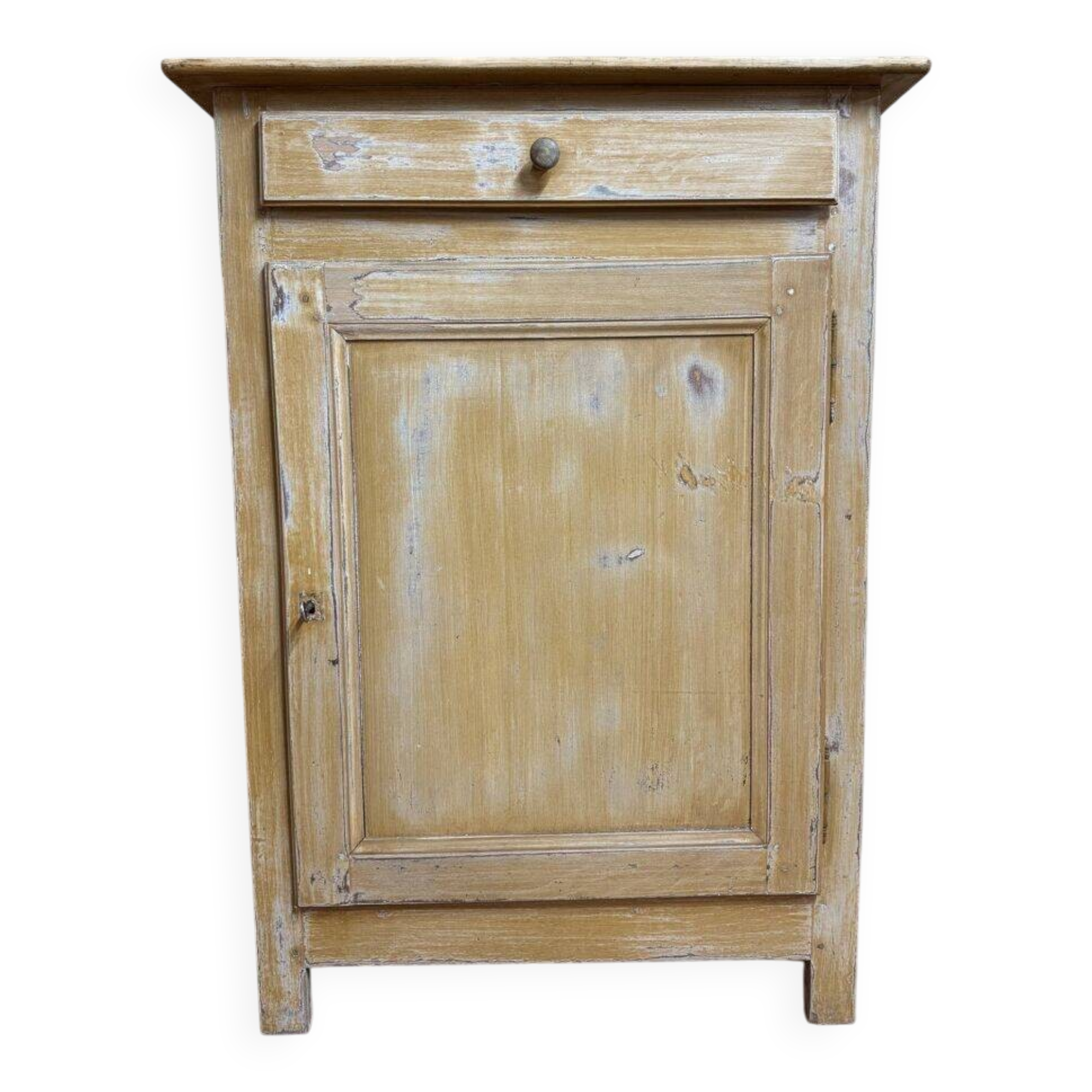 Vintage linden wood confiturier - 1930s - Natural patina