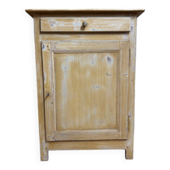 Vintage linden wood confiturier - 1930s - Natural patina