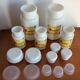 Lot of spice pot Made in Italy Opal Glass - vintage